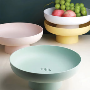 home & garden : Chique en Ronde Fruitmand - Elegante en Stevige Opslag voor Uw Verse Favorieten - Groen in van Pantino