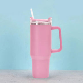 outdoor equipment : HeatGuard - De Beste Thermofles die Jij Ooit Zult Hebben - Donker Blauw in Roze 1200ML van Pantino