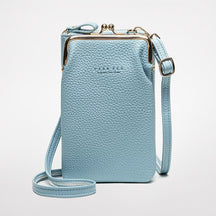 bags : Mobiele Telefoon Tas Leer - Zwart in Blauw van Pantino