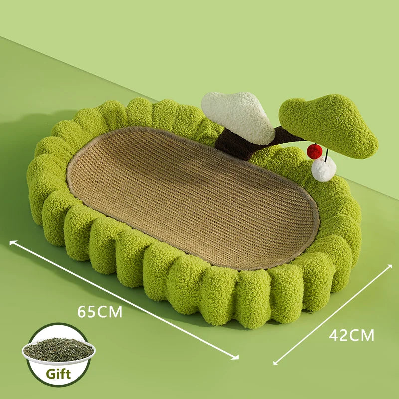 pets : Kattenkrabmat Speelmat - Natuurlijke Instinct Krabplek - Sisal in van Pantino