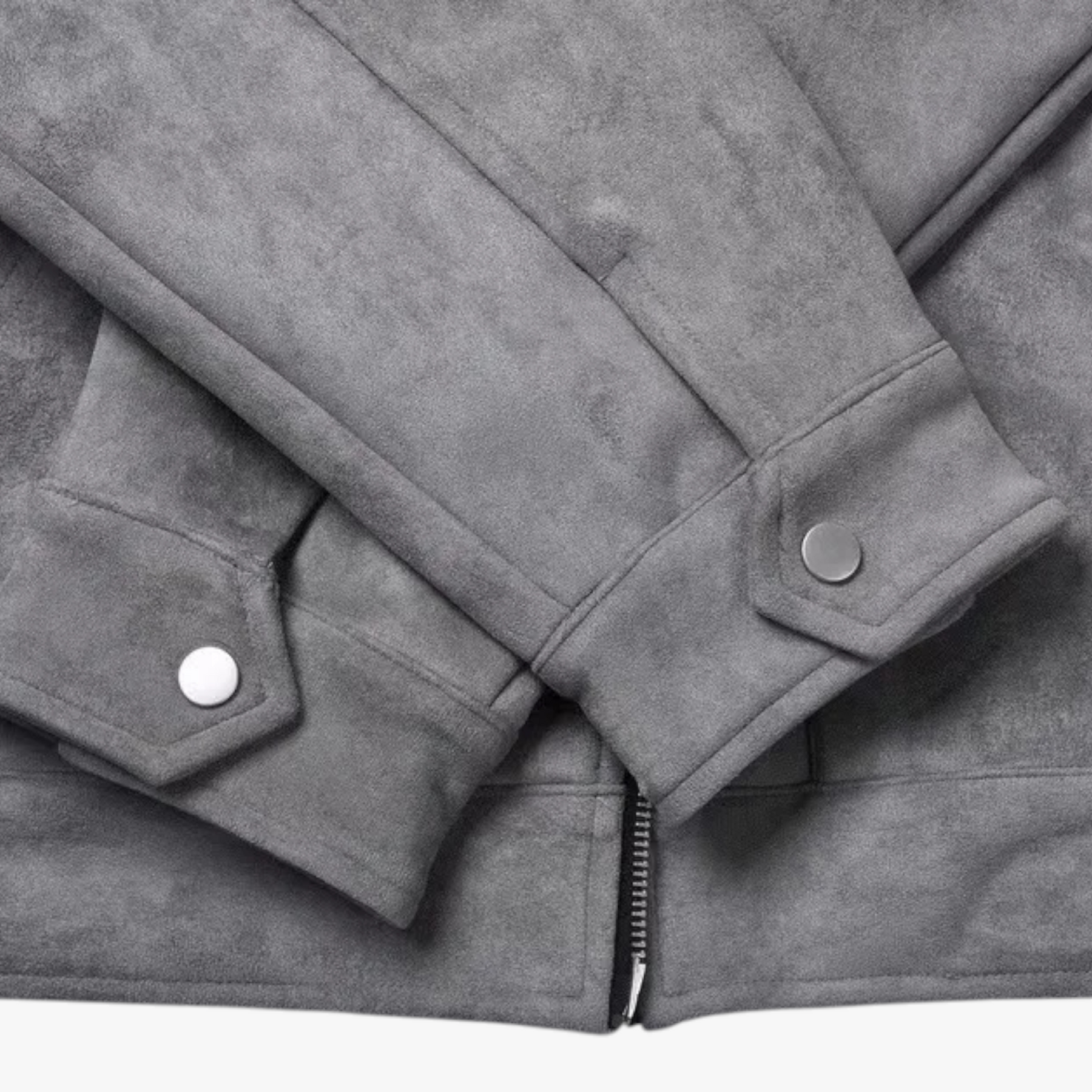 Herenjassen en -jassen : Heren Casual Multi Pocket Jas - Grijs in van Pantino