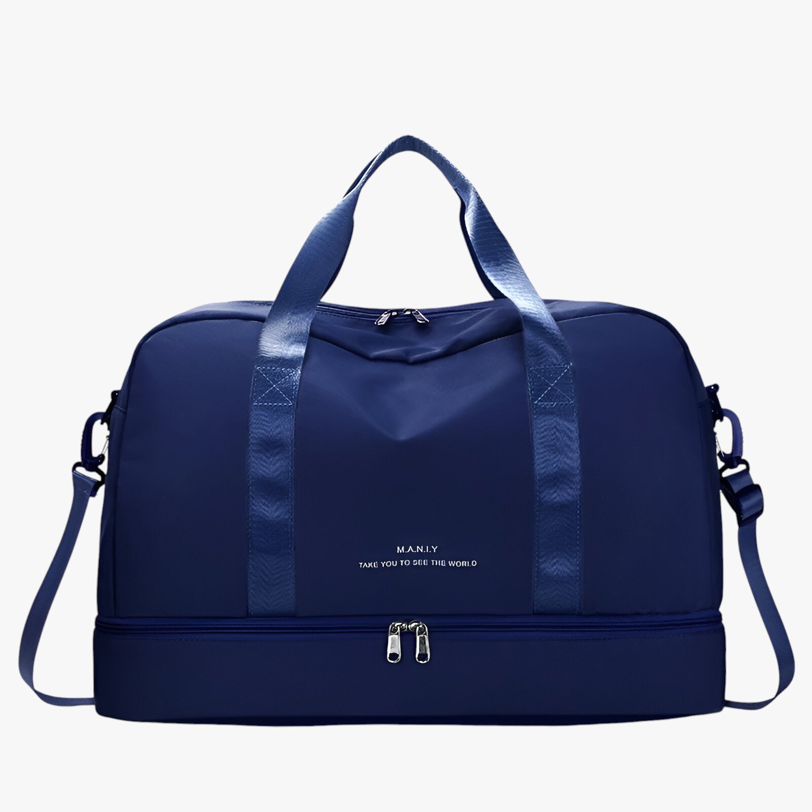 bags : Uitbreidbare Reistas voor Sport en Weekendtrips - Blauw in Donkerblauw van Pantino
