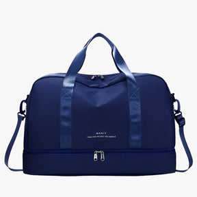 bags : Uitbreidbare Reistas voor Sport en Weekendtrips - Blauw in Donkerblauw van Pantino