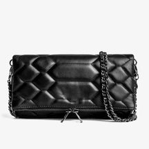 bags : Luxe Schoudertas Dames - Zwart in Zwart van Pantino