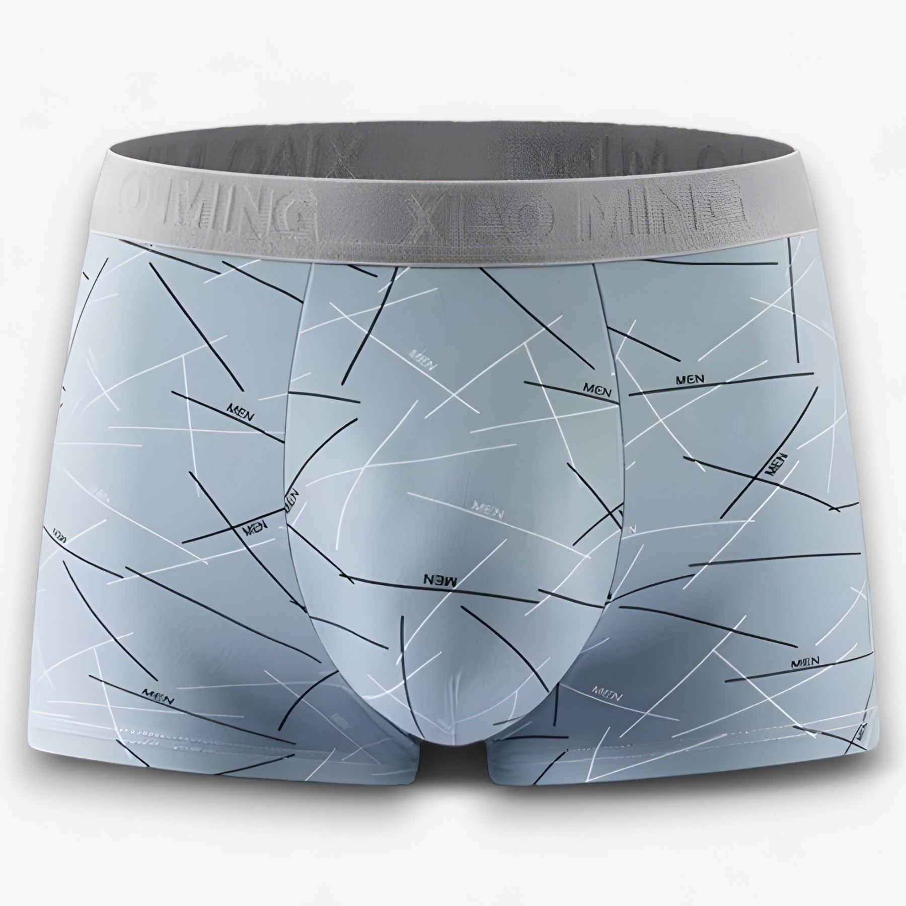 Men's Boxers : Heren Boxers - Lichtgewicht Stof voor Ademende Pasvorm (5+5 Gratis) - Roze in 5+5 GRATIS Grijs-blauw van Pantino