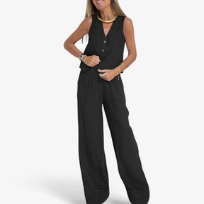 Outfit Sets : Mouwloos vest (met gratis bijpassende broek) in van Pantino