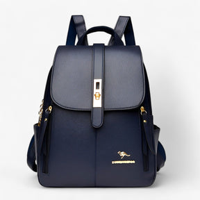 bags : Rugzak Dames Zwart - Stijlvolle Leren voor - Perfect voor het Dagelijks Leven en Reizen in Blauw van Pantino