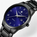 Elegant Heren Stalen Kwarts Horloge