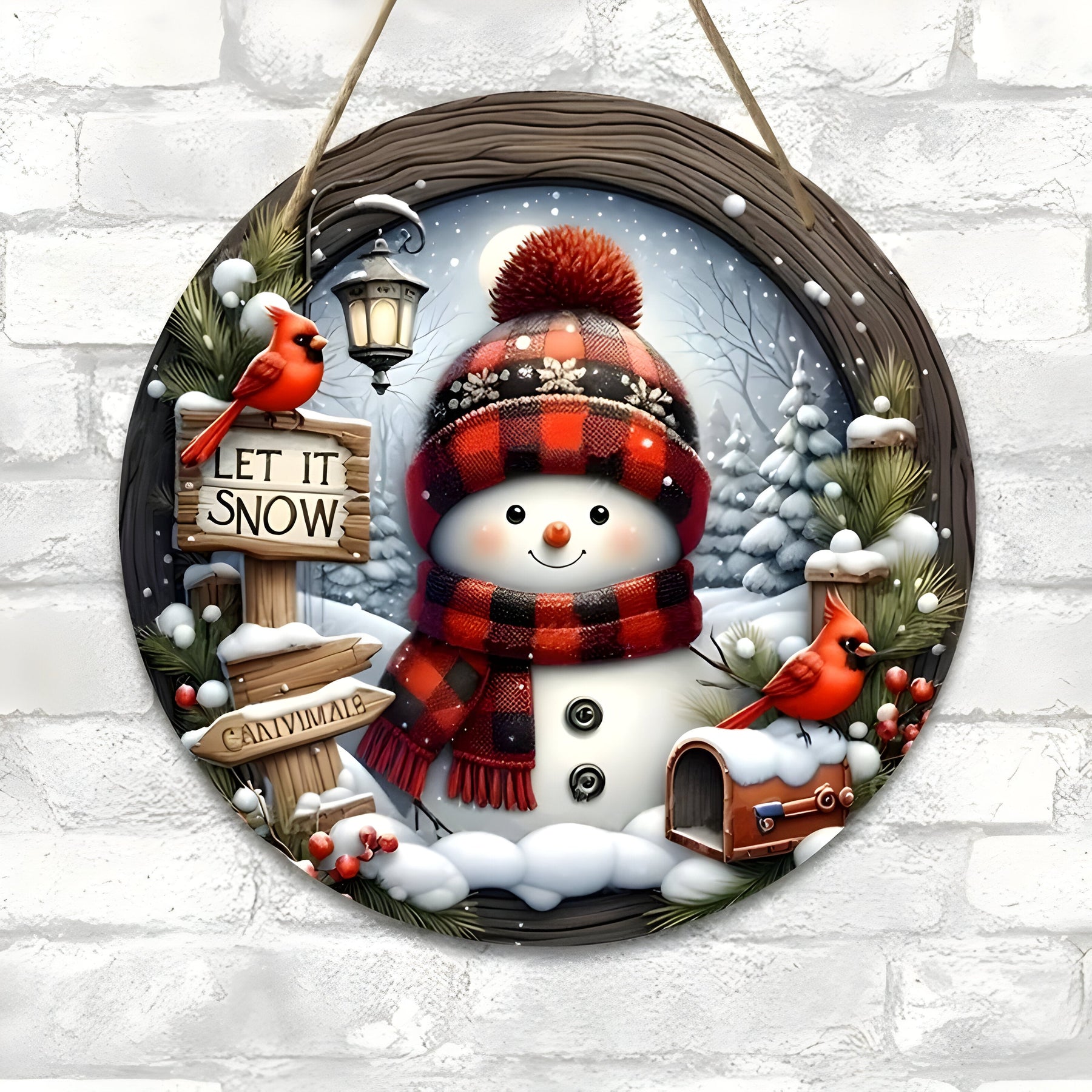 home & garden : Feestelijke Elegantie - Kerstmis Tafelcentrum Acryl Krans - Perfect voor Wand in van Pantino