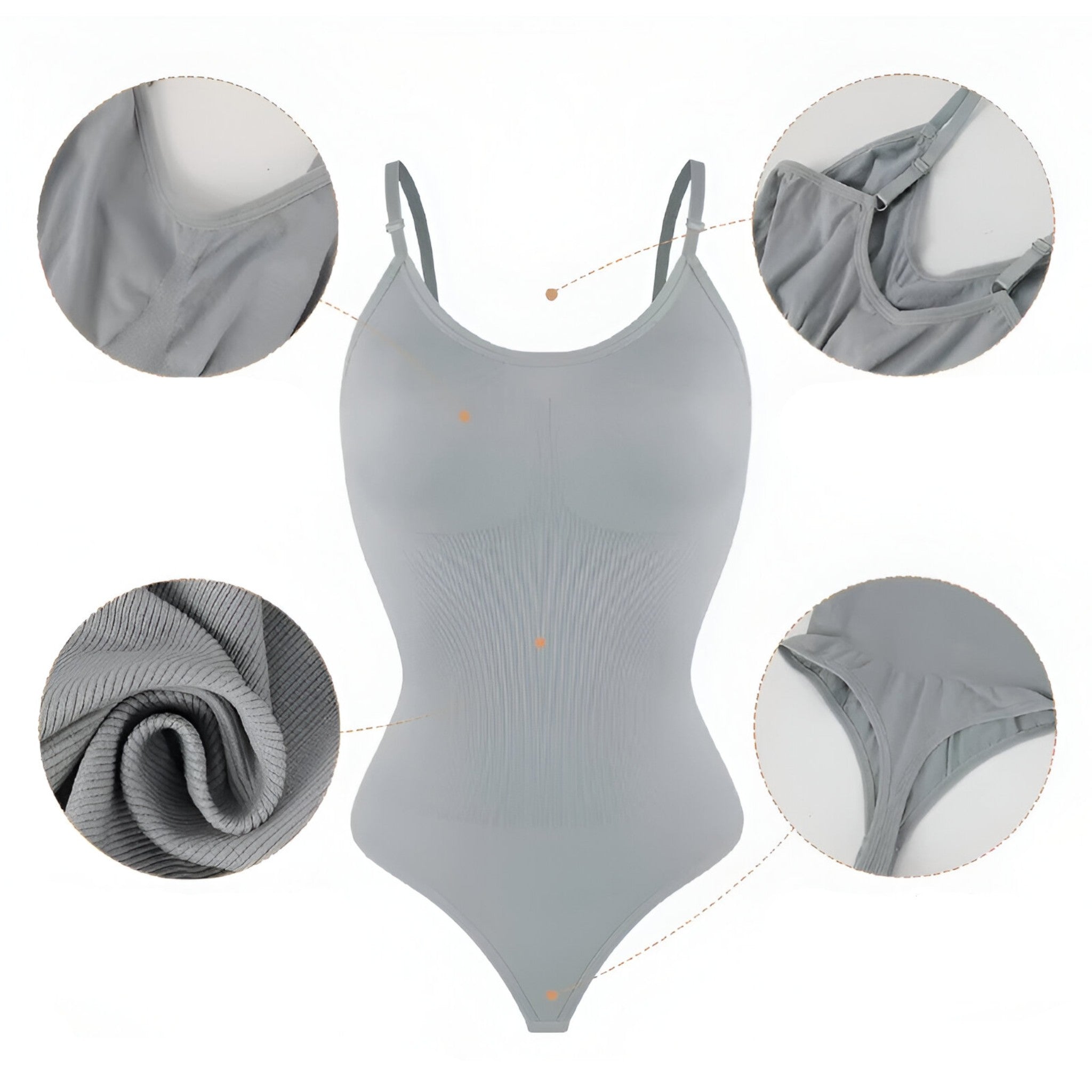 Shapewear : Afslankende Shapewear - Zwart in van Pantino