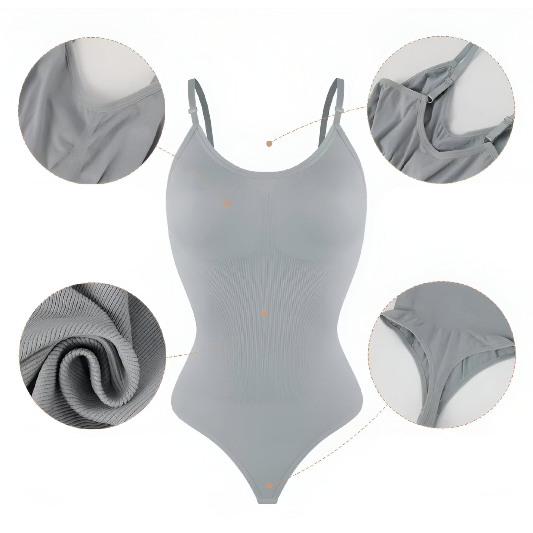 Shapewear : Afslankende Shapewear - Zwart in van Pantino