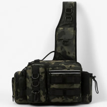 bags : Vistassen met Hengelhouder en Tweelaags Ontwerp - Zwart-camouflage in CP van Pantino