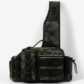 bags : Vistassen met Hengelhouder en Tweelaags Ontwerp - Zwart-camouflage in CP van Pantino