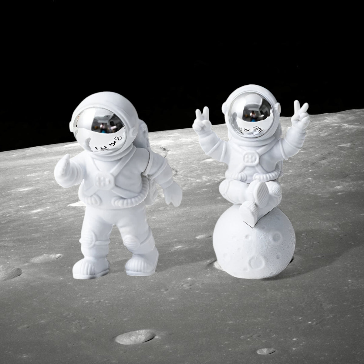 home & garden : Astronaut Ornament - Ruimtelijk Avontuur voor Je Huis - 3st Goud in van Pantino