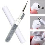 Kit de nettoyage pour écouteurs blanc - Nettoyage hygiénique des bouchons d'oreille - Plastique