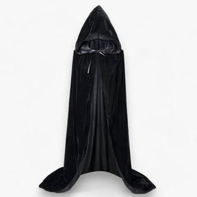 other : Morgane Heksenmantel - Cape met Muts voor Halloween Cosplay in Zwart van Pantino