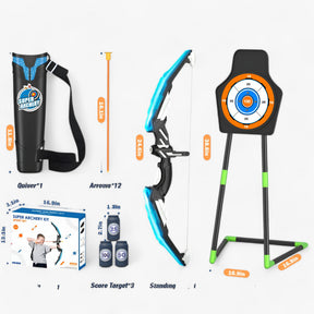 outdoor equipment : Adventure Bow Kit - Actief Buitenplezier - Groen Blauw in Blauw van Pantino