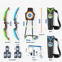 outdoor equipment : Adventure Bow Kit - Actief Buitenplezier - Groen Blauw in Groen Blauw van Pantino