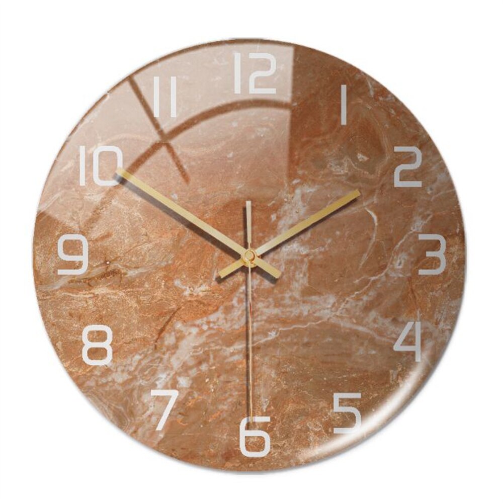 home & garden : Timeless Marble Klok Groen in Copper van Pantino