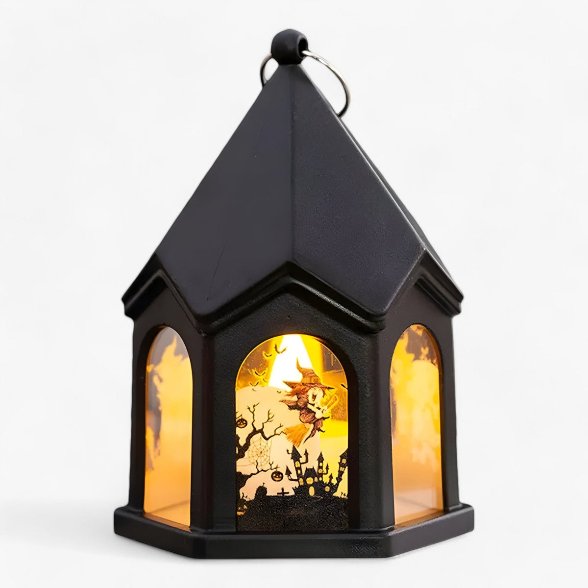 home & garden : Halloween Pompoen Lantaarn - Sfeervolle Straling voor Angstaanjagende Decoratie in Pompoen van Pantino