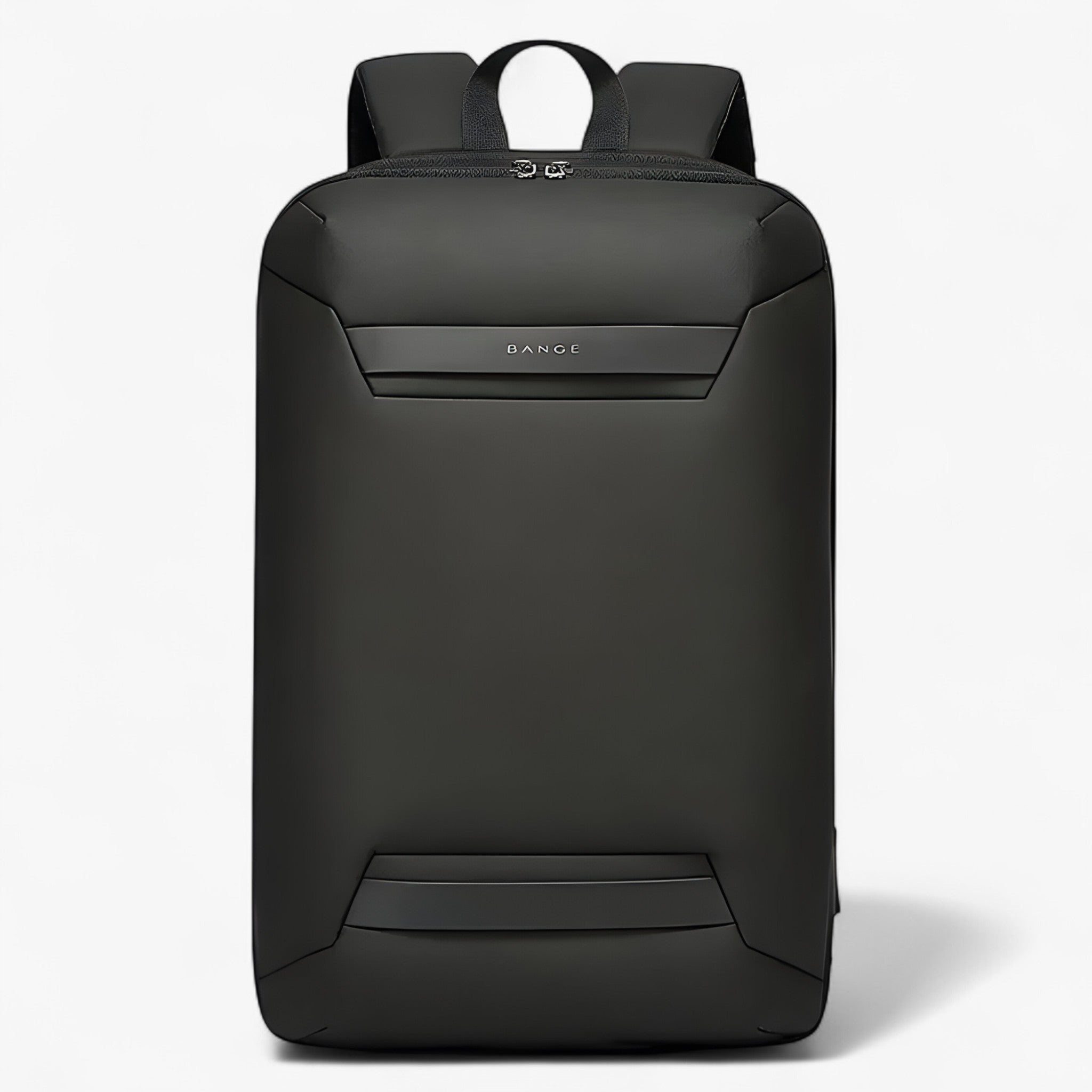 bags : Rugzak Grijs - Waterdichte Multifunctionele met USB-poort in Zwart van Pantino