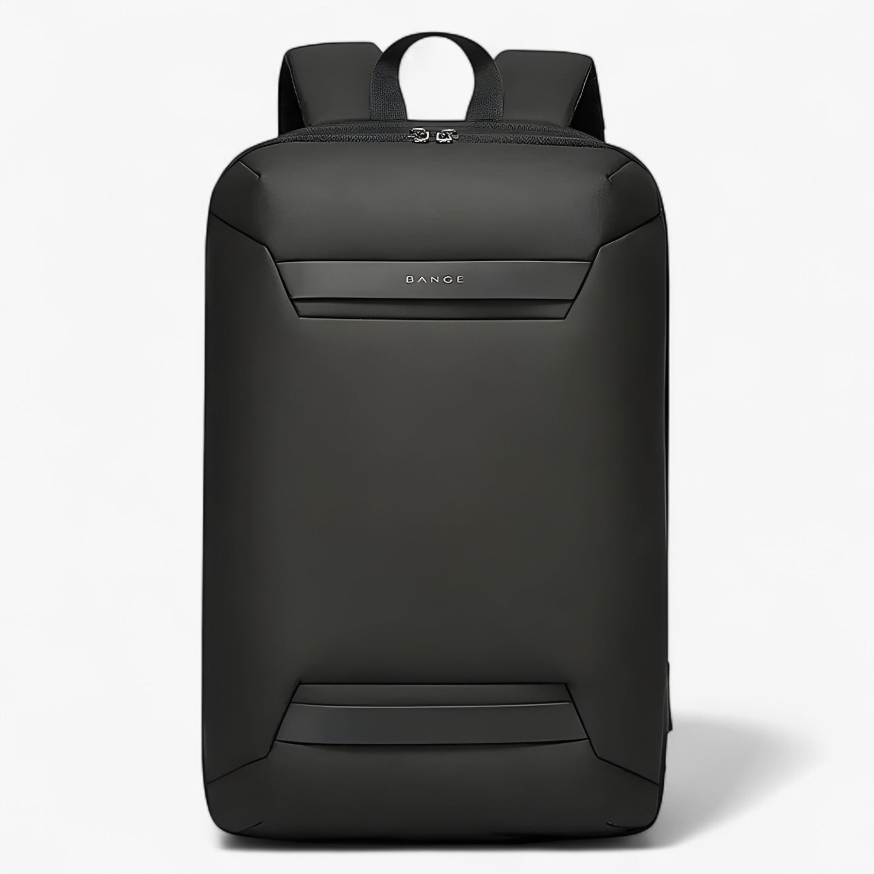 bags : Rugzak Grijs - Waterdichte Multifunctionele met USB-poort in Zwart van Pantino