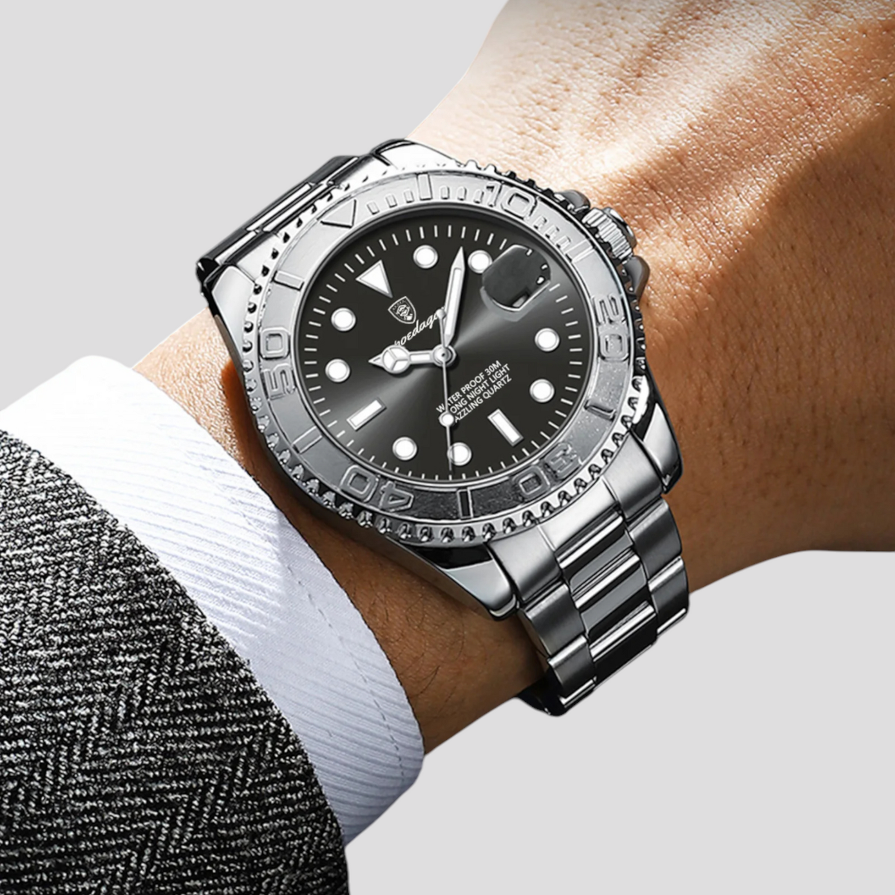 watches : Luxe Smartwatch met Amoled-display - Goud in van Pantino