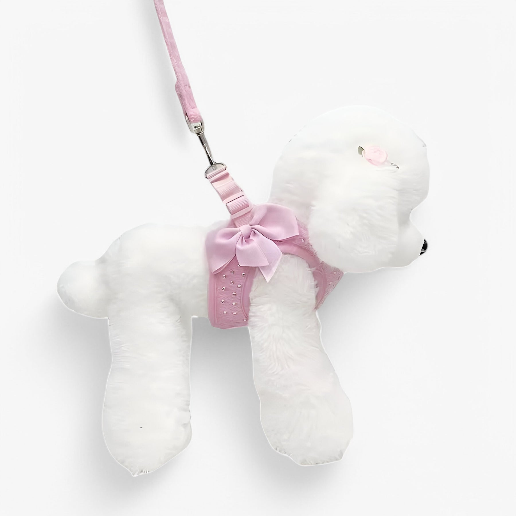 pets : Elegant en Comfortabel Hondenharnas met Diamantdecoratie - Zwart in van Pantino