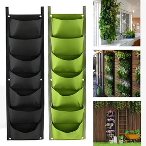 home & garden : Groei Zak - 7 Compartimenten voor Gezonde Groei - Zwart 7-pocket in van Pantino