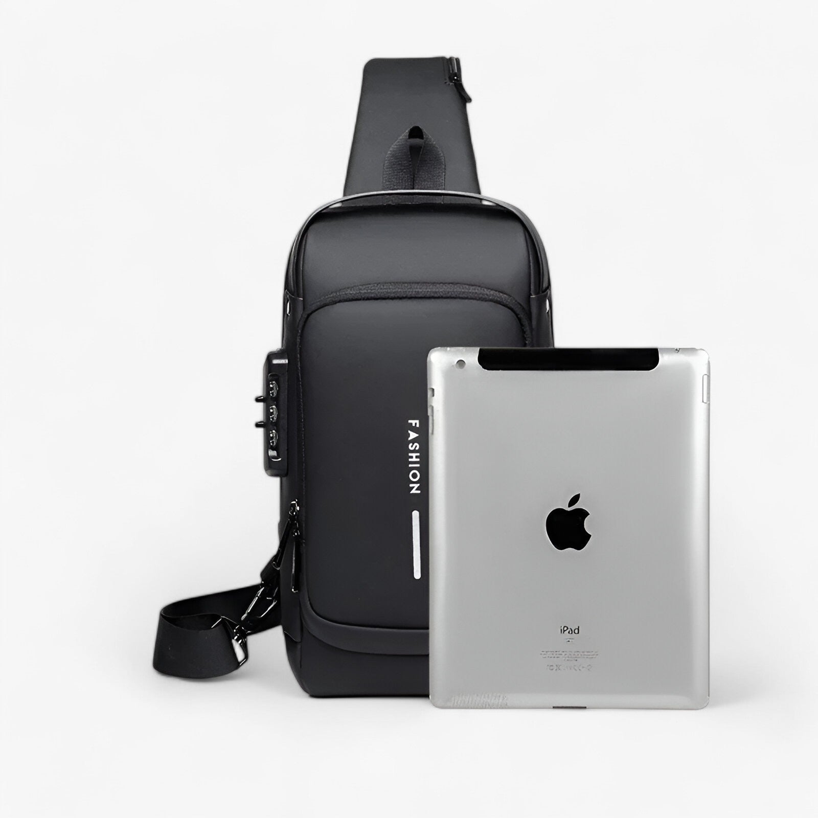bags : Schoudertas Zwart - Diefstal USB in van Pantino