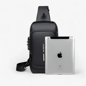 bags : Schoudertas Zwart - Diefstal USB in van Pantino