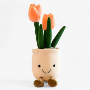 home & garden : Pluche Vetplanten Schattige Charme - Blauw in Roze van Pantino