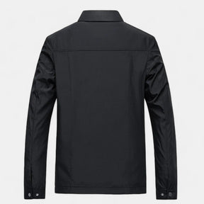 Bomber Jacket : Jack Heren Zwart - Moderne Bomberjack in van Pantino