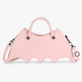 bags : Schoudertas Roze - Spider Web - Trendy en Gedurfd voor Halloween in Roze 34x7x20cm van Pantino