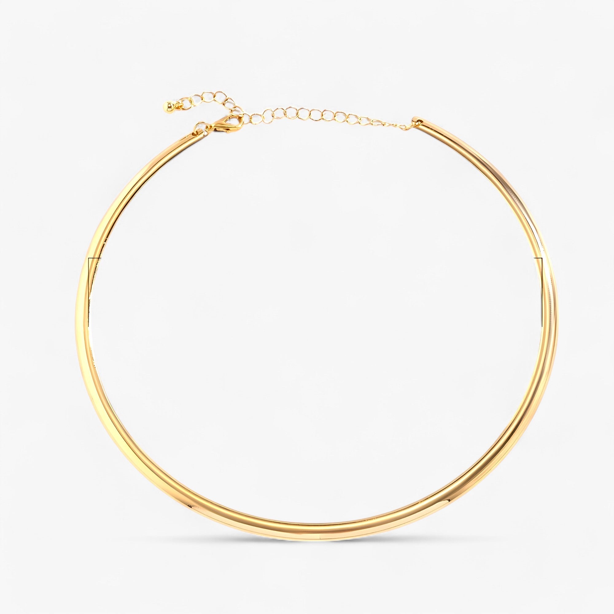 Enkele Gouden Choker Ketting - Stijloptie voor Elke Feestlook Lana Donna