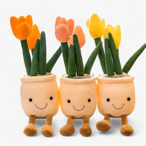 home & garden : Pluche Vetplanten Schattige Charme - Blauw in van Pantino