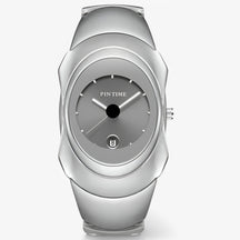 watches : Horloge S Glanzend Rood - Luxe Lichtgevend in Grijs van Pantino
