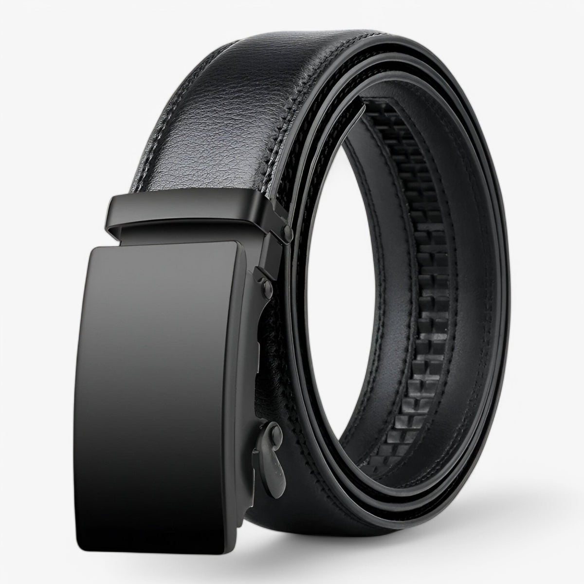 Belt : Riem Heren Zwart - Luxe Automatische in Zwart 2 van Pantino