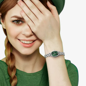 Watch : Minimalistische Ovalen Armbandhorloge Dames - Zwart in van Pantino