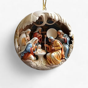 home & garden : Creatieve Familie Scène - Warme Decoratie voor de Kerstboom in C van Pantino