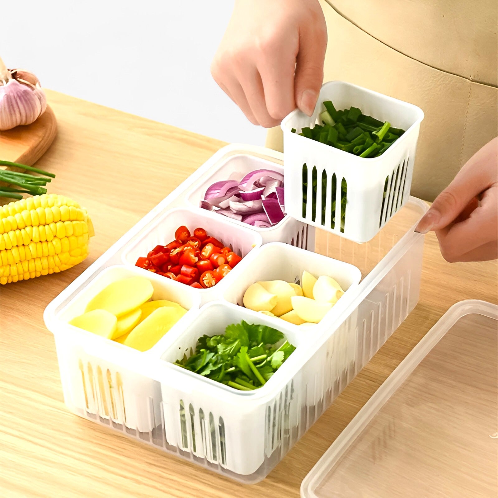 home & garden : FreshBox Transparante Organizer voor Verse Producten in van Pantino