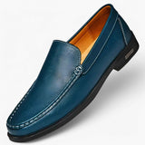 Mocassins Heren Bruine Elegante van Echt Leer Ambachtelijke Comfort Fit