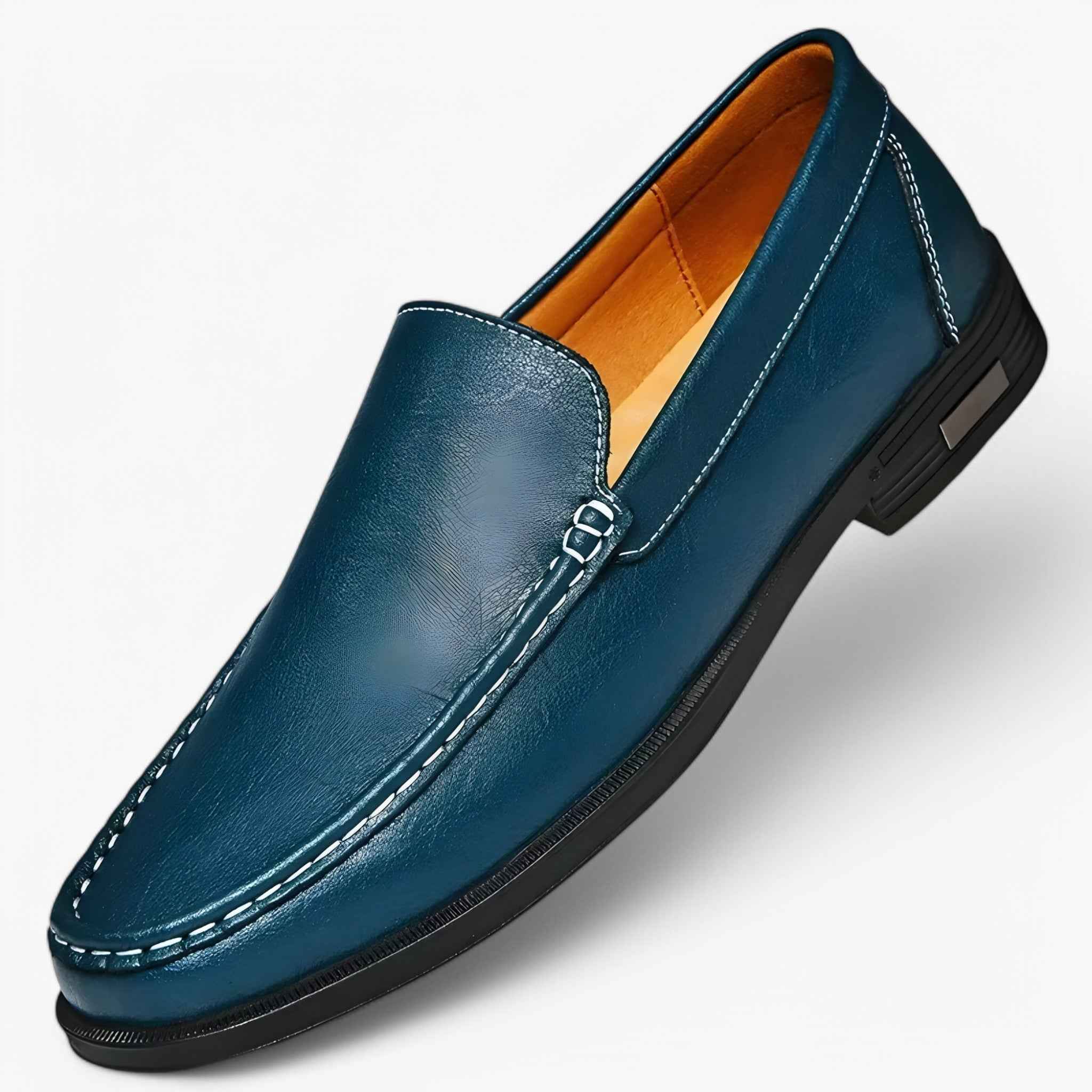 Mocassins Heren Bruine Elegante van Echt Leer Ambachtelijke Comfort Fit