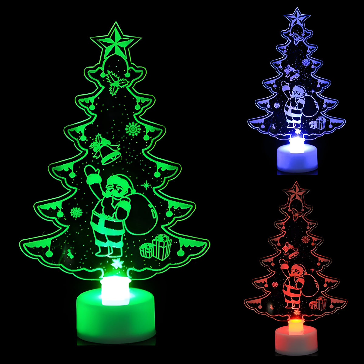 home & garden : Mini LED Nachtlampjes - Feestelijke Lampjes voor Kerstmis en Nieuwjaar in kerstboom van Pantino
