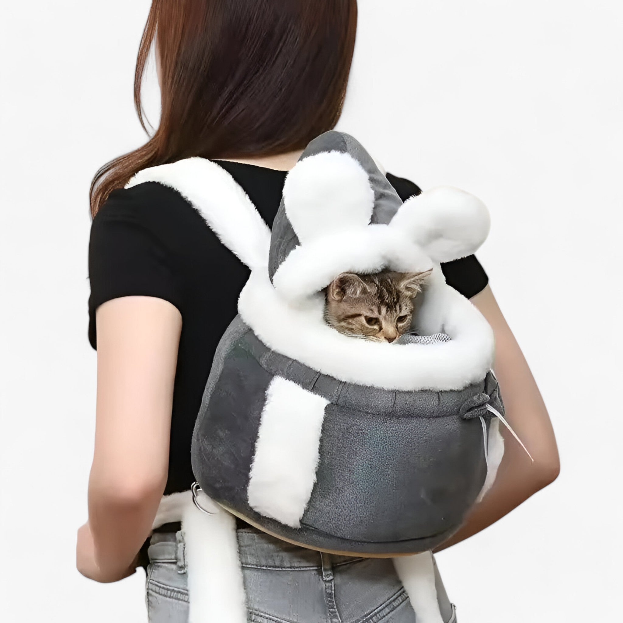 pets : CozyPet - Warme Pluche Huisdier Draagtas - Comfortabel & Veilig voor Onderweg in van Pantino
