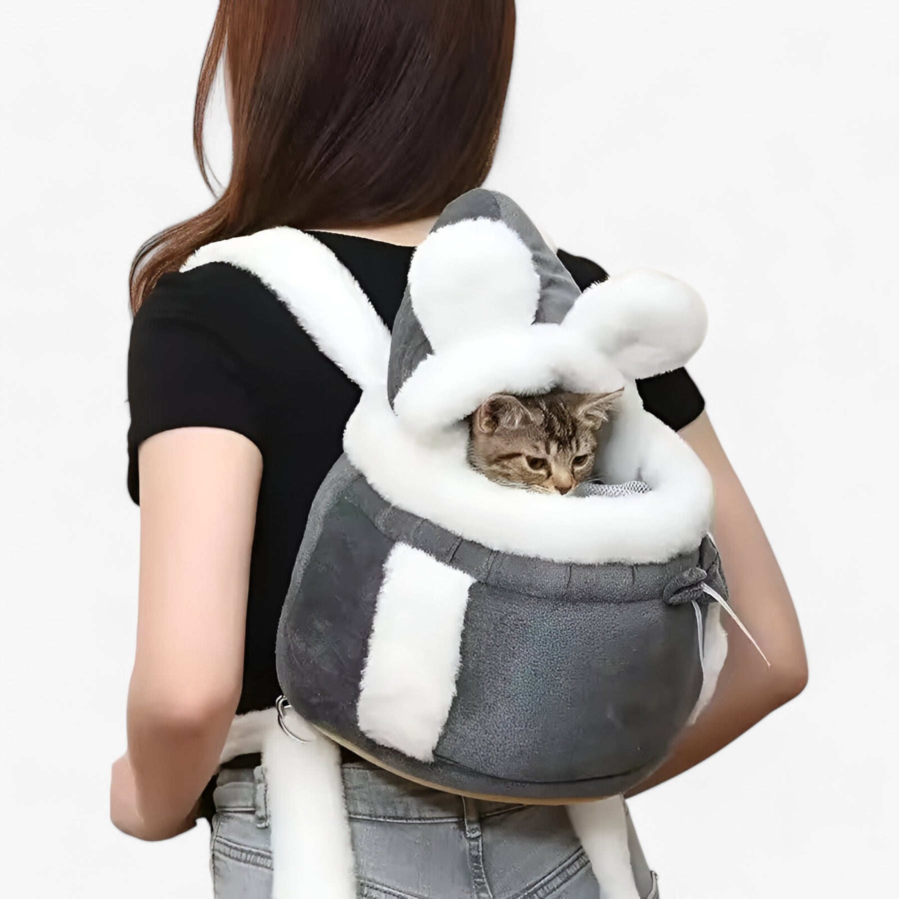 pets : CozyPet - Warme Pluche Huisdier Draagtas - Comfortabel & Veilig voor Onderweg in van Pantino