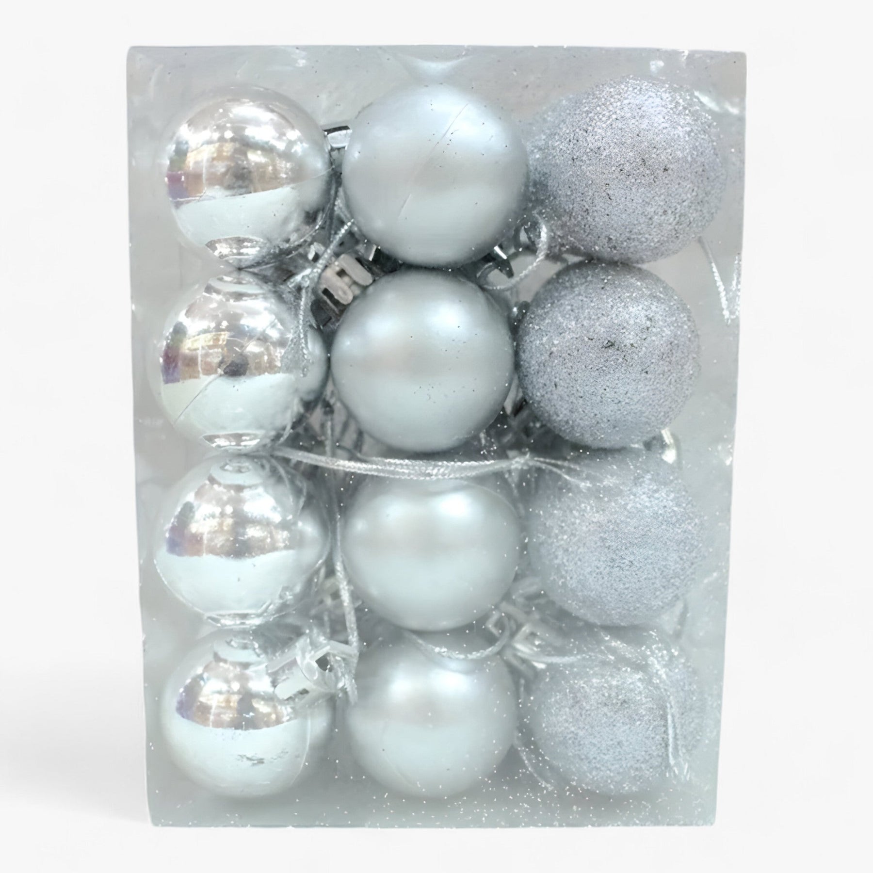 home & garden : Set van 24 Plastic Bollen - Gouden, Rode en Roze Decoraties in Zilver van Pantino