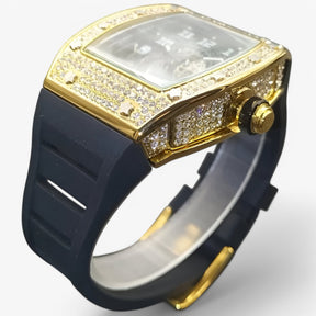watches : Horloge Zwart - Luxe Tonneau in van Pantino