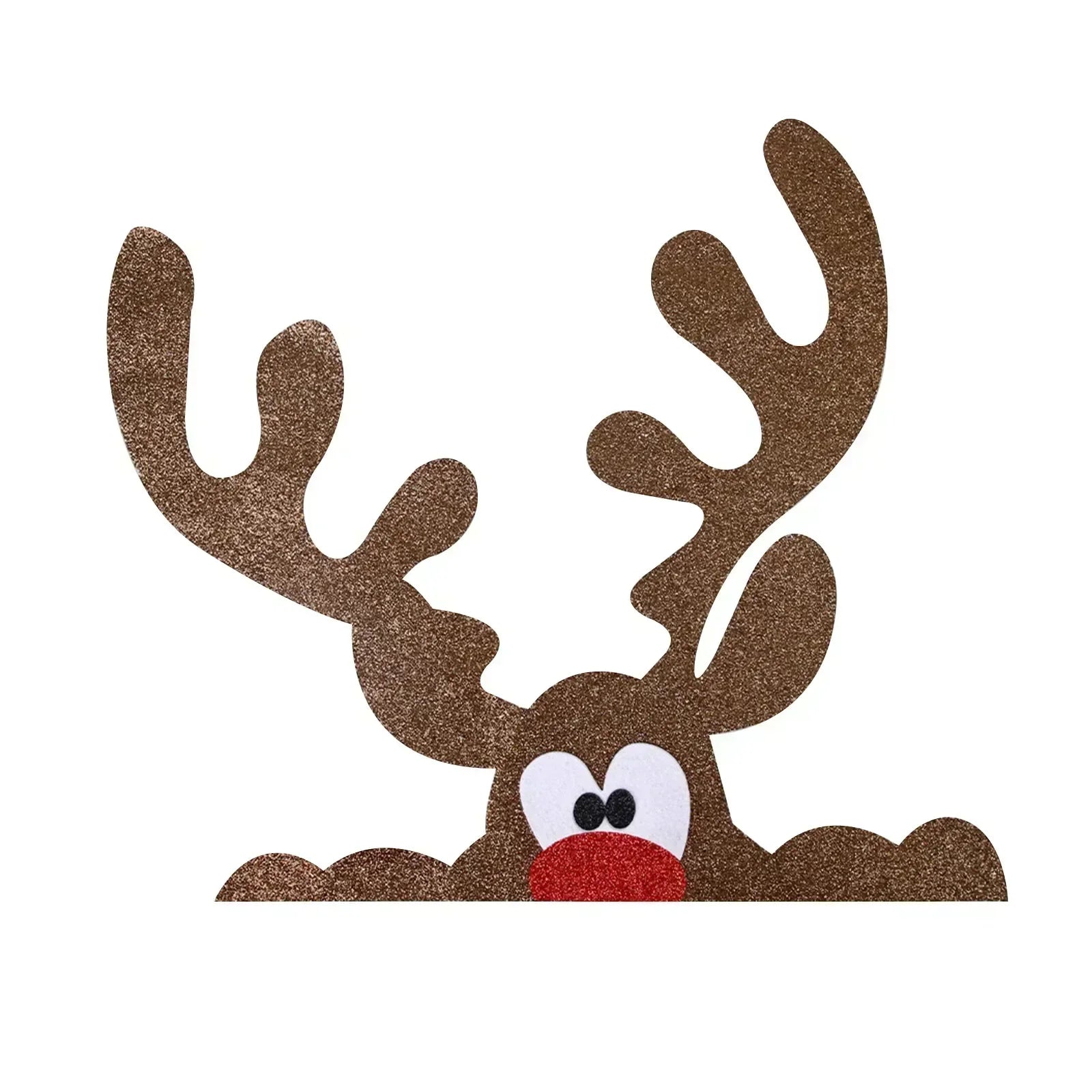 home & garden : Kerstviltstickers voor Deuren en Ramen - Feestelijke Decoratie voor Thuis in Hoorns van Pantino