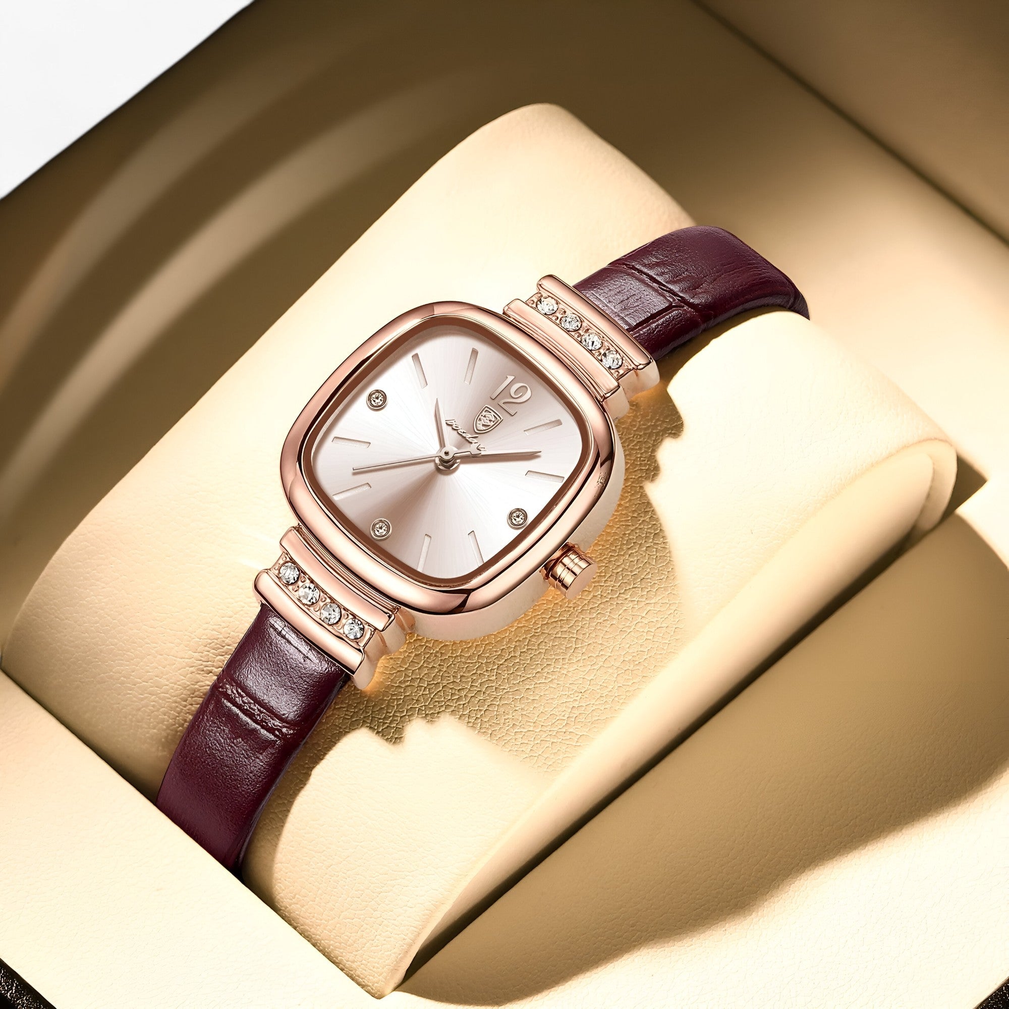 watches : Luxe Horloge voor Dames - Waterbestendig met Diamante Accenten in van Pantino